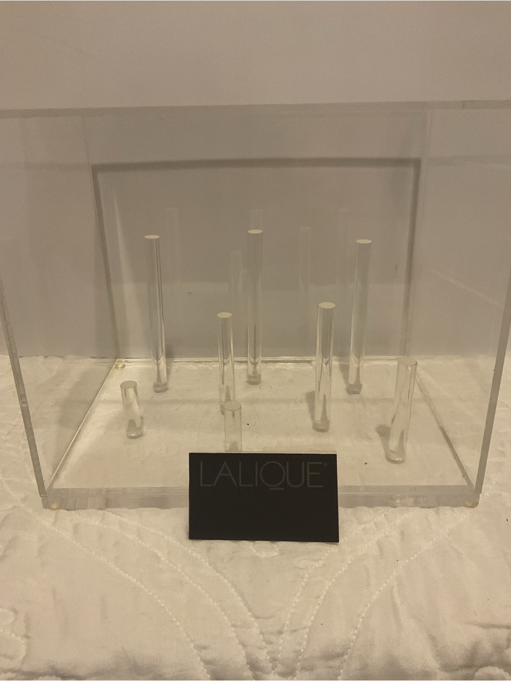 Lalique Clear Acrylic Display Stand - Clear